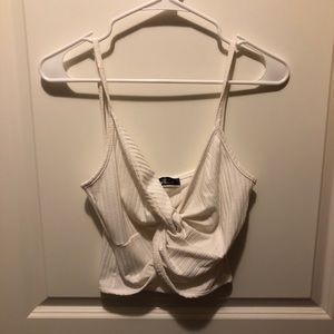 White Crop Top